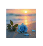 Roses and the Sea – バラと海（個別スタンプ：22）
