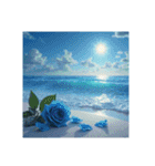 Roses and the Sea – バラと海（個別スタンプ：23）