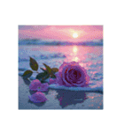 Roses and the Sea – バラと海（個別スタンプ：25）