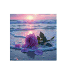 Roses and the Sea – バラと海（個別スタンプ：26）