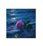 Roses and the Sea – バラと海（個別スタンプ：34）