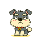 シュナウザーの日常.でか顔ver.NEW！！（個別スタンプ：3）