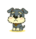 シュナウザーの日常.でか顔ver.NEW！！（個別スタンプ：4）