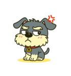 シュナウザーの日常.でか顔ver.NEW！！（個別スタンプ：7）