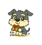 シュナウザーの日常.でか顔ver.NEW！！（個別スタンプ：22）