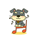 シュナウザーの日常.でか顔ver.NEW！！（個別スタンプ：24）
