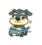 シュナウザーの日常.でか顔ver.NEW！！（個別スタンプ：25）