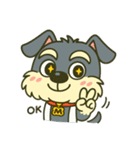 シュナウザーの日常.でか顔ver.NEW！！（個別スタンプ：27）