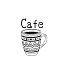 モノトーンスタンプ（英語、日本語）（個別スタンプ：13）