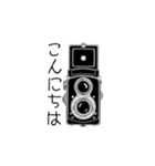 モノトーンスタンプ（英語、日本語）（個別スタンプ：38）