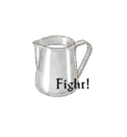 文字ありver. カフェ*Cafeスタンプ（個別スタンプ：5）