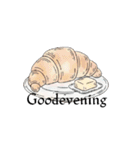 文字ありver. カフェ*Cafeスタンプ（個別スタンプ：9）