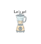 文字ありver. カフェ*Cafeスタンプ（個別スタンプ：16）