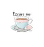 文字ありver. カフェ*Cafeスタンプ（個別スタンプ：19）