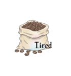 文字ありver. カフェ*Cafeスタンプ（個別スタンプ：36）