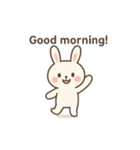 Fluffy Bunny英語版（個別スタンプ：1）