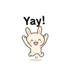 Fluffy Bunny英語版（個別スタンプ：5）