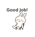 Fluffy Bunny英語版（個別スタンプ：7）