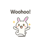 Fluffy Bunny英語版（個別スタンプ：11）