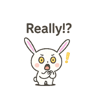 Fluffy Bunny英語版（個別スタンプ：12）