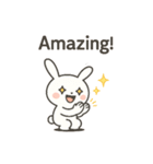 Fluffy Bunny英語版（個別スタンプ：13）