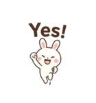Fluffy Bunny英語版（個別スタンプ：15）