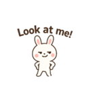 Fluffy Bunny英語版（個別スタンプ：18）