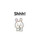 Fluffy Bunny英語版（個別スタンプ：21）