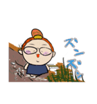肩！なんかツイテル！（個別スタンプ：3）