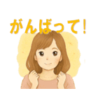 ♡夢の女の子と会話♡（個別スタンプ：5）