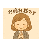♡夢の女の子と会話♡（個別スタンプ：22）