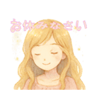 ♡夢の女の子と会話♡（個別スタンプ：38）