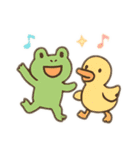 可愛い動物達のダンス（個別スタンプ：7）