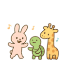 可愛い動物達のダンス（個別スタンプ：8）