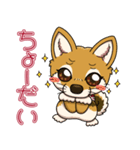 豆柴の蘭ちゃん（個別スタンプ：4）
