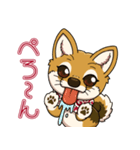 豆柴の蘭ちゃん（個別スタンプ：6）