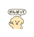 ふわふわシュールわんこ — 日常スタンプ（個別スタンプ：15）