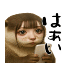 メンヘラッコのめんへら返信menhera（個別スタンプ：1）