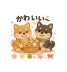 ふわふわ柴犬の春スタンプ（個別スタンプ：28）