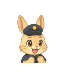 うさぎスタンプッ（個別スタンプ：21）