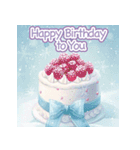 ♡やさしく飛び出す♡誕生日＆季節イベント（個別スタンプ：5）