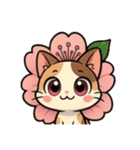 桜にゃん④表情…………………………（個別スタンプ：13）