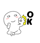 【毎日使える】関西弁丸くて白いヤツ64（個別スタンプ：5）
