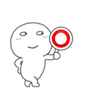 【毎日使える】関西弁丸くて白いヤツ64（個別スタンプ：8）