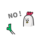 動く！にわとりとネギ（個別スタンプ：3）