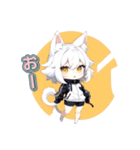 クーデレ猫ガール（個別スタンプ：6）