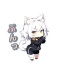 クーデレ猫ガール（個別スタンプ：36）
