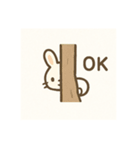 かわいい動物たちの、かわいいリアクション（個別スタンプ：10）
