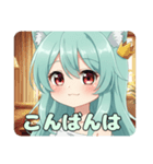 プレミアム精霊みなみちゃん（個別スタンプ：3）
