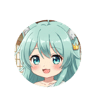 プレミアム精霊みなみちゃん（個別スタンプ：6）